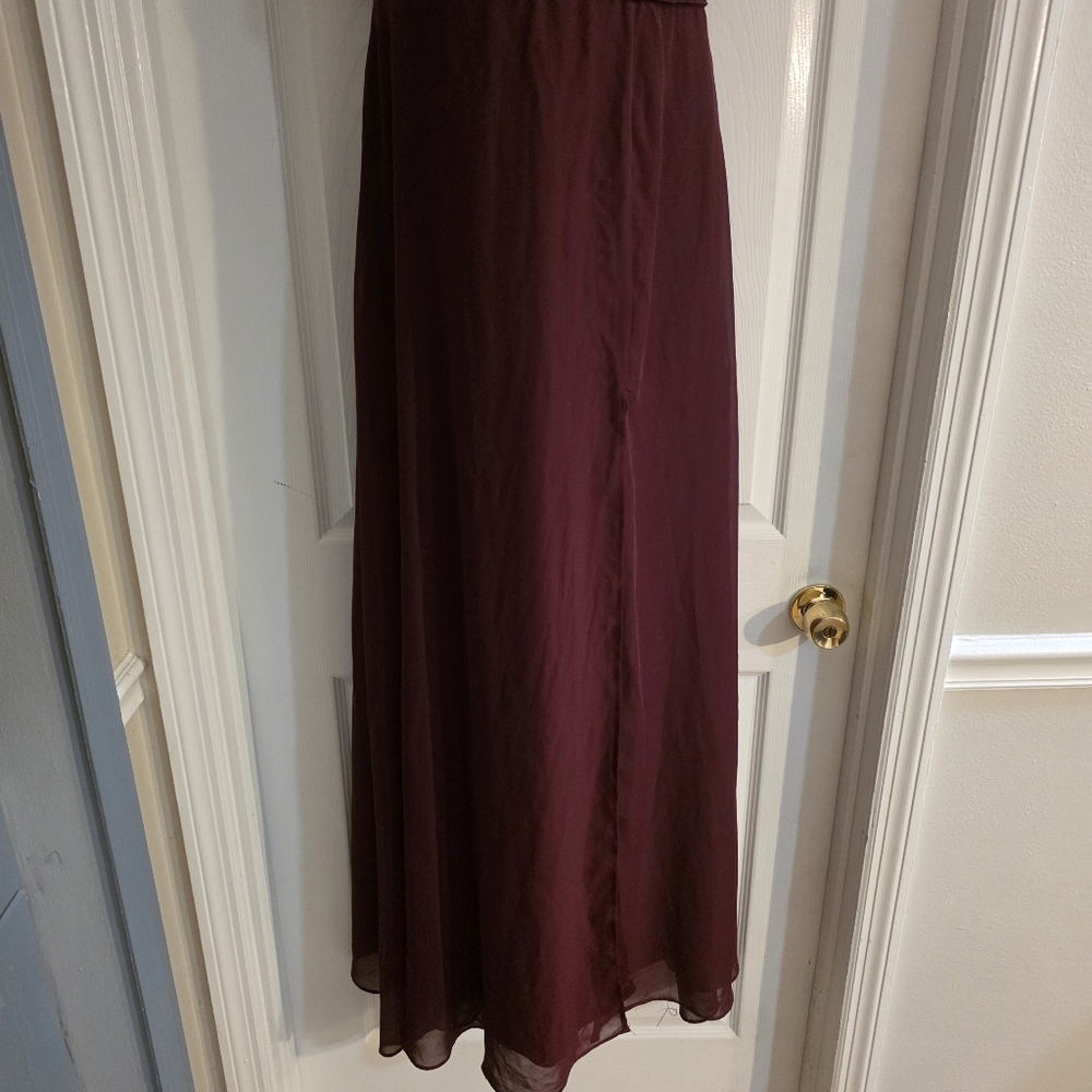 Birdy Grey Burgundy Gown- L - Picture 5 of 14